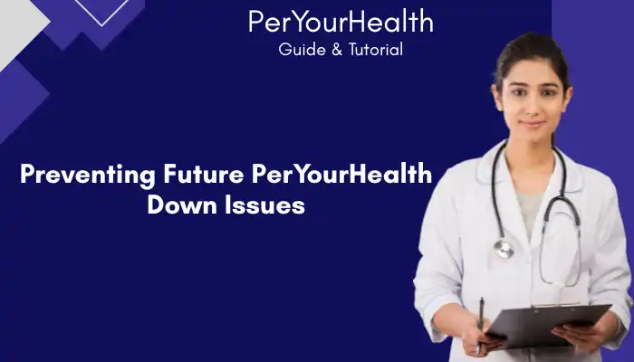 Preventing Future PerYourHealth Down Issues Preventing Future PerYourHealth Down Issues